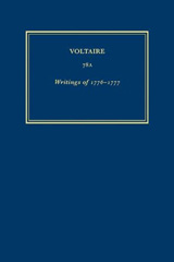 E-book, Œuvres complètes de Voltaire (Complete Works of Voltaire) 78A : Writings of 1776-1777, Voltaire Foundation