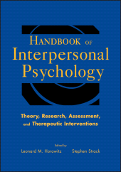 E-book, Handbook of Interpersonal Psychology : Theory, Research, Assessment, and Therapeutic Interventions, Wiley