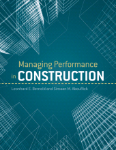 E-book, Managing Performance in Construction, Wiley