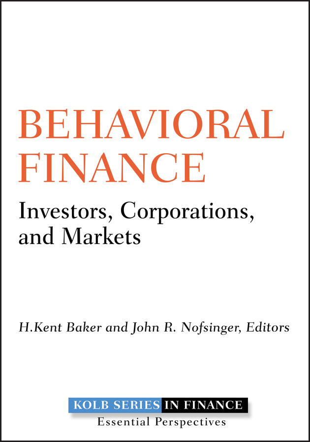 E-book, Behavioral Finance : Investors, Corporations, and Markets, John Wiley & Sons