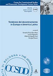 E-book, Tendenze del decentramento in Europa e America Latina = Los procesos de descentralización política ..., CLUEB