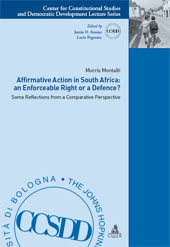 E-book, Affirmative action in South Africa : an enforceable right or a defence? : some reflections from a comparative perspective, Montalti, Morris, CLUEB