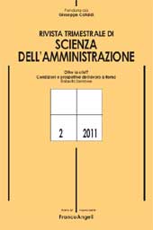 Issue, Rivista trimestrale di scienza della amministrazione : 2, 2011, Franco Angeli