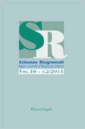 Heft, Scienze regionali : Italian Journal of regional Science : 10, 2, 2011, Franco Angeli