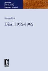 E-book, Diari 1952-1962, Dessí, Giuseppe, Firenze University Press