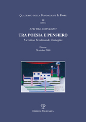 E-book, Tra poesia e pensiero : l'eretico Ferdinando Tartaglia : atti del convegno, Firenze, 29 ottobre 2009, Polistampa