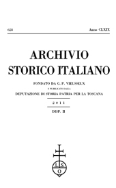 Fascicolo, Archivio storico italiano : 628, 2, 2011, L.S. Olschki