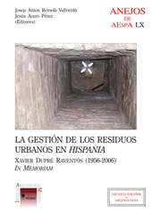 E-book, La gestión de los resíduos urbanos en Hispania : Xavier Dupré Raventós (1956-2006), in memoriam, CSIC