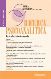 Artículo, Il ruolo degli affetti nella vita psichica, nel lavoro diagnostico e in quello terapeutico : le personalità come se., Franco Angeli