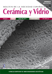 Fascículo, Boletin de la sociedad española de cerámica y vidrio : 50, 1, 2011, CSIC, Consejo Superior de Investigaciones Científicas
