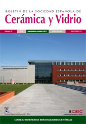 Heft, Boletin de la sociedad española de cerámica y vidrio : 50, 5, 2011, CSIC, Consejo Superior de Investigaciones Científicas