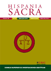 Heft, Hispania Sacra : LXXV, 151, 2023, CSIC, Consejo Superior de Investigaciones Científicas