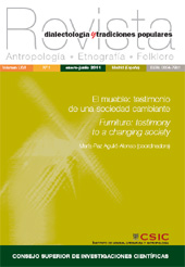 Fascicolo, Revista de dialectología y tradiciones populares : LXVI, 2, 2011, CSIC