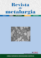 Fascículo, Revista de metalurgia : 47, 4, 2011, CSIC