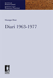eBook, Diari 1963-1977, Dessí, Giuseppe, Firenze University Press
