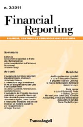 Heft, Financial reporting : bilancio, controlli e comunicazione d'azienda : 3, 2011, Franco Angeli