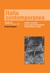 Heft, Italia contemporanea : 263, 2, 2011, Franco Angeli