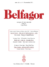 Issue, Belfagor : rassegna di varia umanità : LXVI, 6, 2011, L.S. Olschki