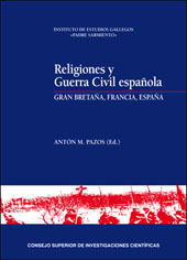 E-book, Religiones y guerra civil española : Gran Bretaña, Francia, España, Pazos, Antón M., CSIC