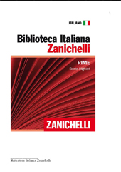 eBook, Rime, Alighieri, Dante, Zanichelli