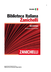 eBook, Ricordi, Zanichelli