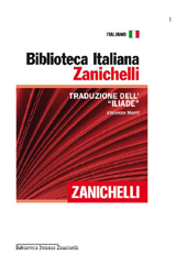 E-book, Traduzione dell'Iliade, Monti, Vincenzo, Zanichelli
