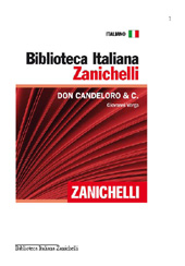 E-book, Don Candeloro & C., Verga, Giovanni, Zanichelli