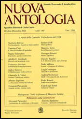 Issue, Nuova antologia : 607, 2260, 2011, Le Monnier