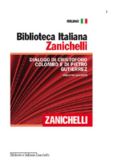 E-book, Dialogo di Cristoforo Colombo e di Pietro Gutierrez, Zanichelli