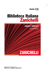 eBook, Canti orfici, Zanichelli