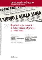 Fascicule, Ventunesimo secolo : rivista di studi sulle transizioni : 24, 1, 2011, Rubbettino