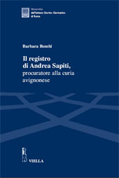 eBook, Il registro di Andrea Sapiti, procuratore alla curia avignonese, Viella