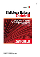 E-book, Proposta di premi fatta dall'Accademia dei Sillografi, Zanichelli
