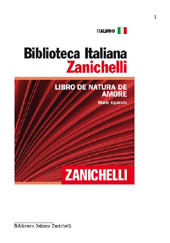 eBook, Libro de natura de amore, Equicola, Mario, Zanichelli