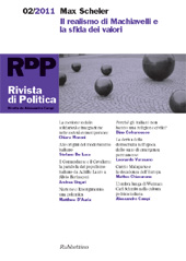 Artikel, La normatività del reale : Max Scheler tra politica e morale, Rubbettino