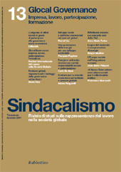 Fascicolo, Sindacalismo : rivista di studi sulla rappresentanza del lavoro nella società globale : 13, 1, 2011, Rubbettino