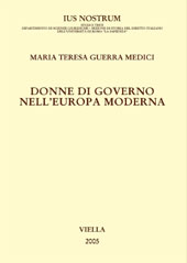 E-book, Donne di governo nell'Europa moderna, Guerra Medici, Maria Teresa, Viella