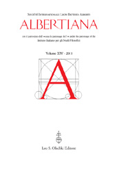 Issue, Albertiana : XIV, 2011, L.S. Olschki