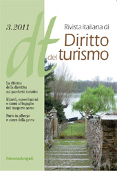 Articolo, Il progetto di riforma della direttiva comunitaria in materia di pacchetti turistici, Franco Angeli