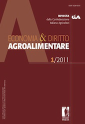 Article, I costi della distribuzione irrigua : un tentativo di riconciliare i concetti di copertura dei costi, Firenze University Press