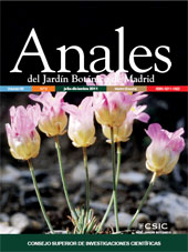 Fascicolo, Anales del Jardin Botanico de Madrid : 68, 2, 2011, CSIC, Consejo Superior de Investigaciones Científicas