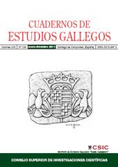 Fascicule, Cuadernos de estudios gallegos : LVIII, 124, 2011, CSIC, Consejo Superior de Investigaciones Científicas