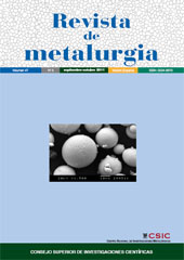 Fascicule, Revista de metalurgia : 47, 5, 2011, CSIC