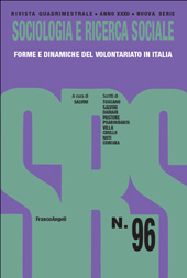 Articolo, Il volontariato in Italia : dinamiche e processi storico-sociali, Franco Angeli