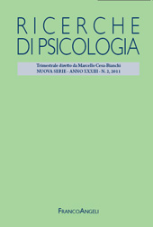 Article, Percezione e rappresentazione dell'immagine corporea in adolescenti con e senza disturbo alimentare, Franco Angeli