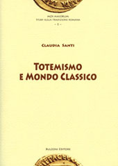 E-book, Totemismo e mondo classico, Santi, Claudia, Bulzoni