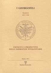 Fascículo, I Georgofili : quaderni : VIII,  2011, Polistampa