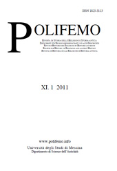 Journal, Polifemo : rivista di storia delle religioni, Di.C.A.M., Dipartimento di civiltà antiche e moderne, Università di Messina