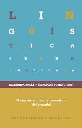 E-book, El sincretismo en la gramática del español, Iberoamericana Vervuert