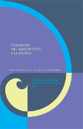 Capítulo, Para una nueva edición del teatro breve calderoniano, Iberoamericana Vervuert